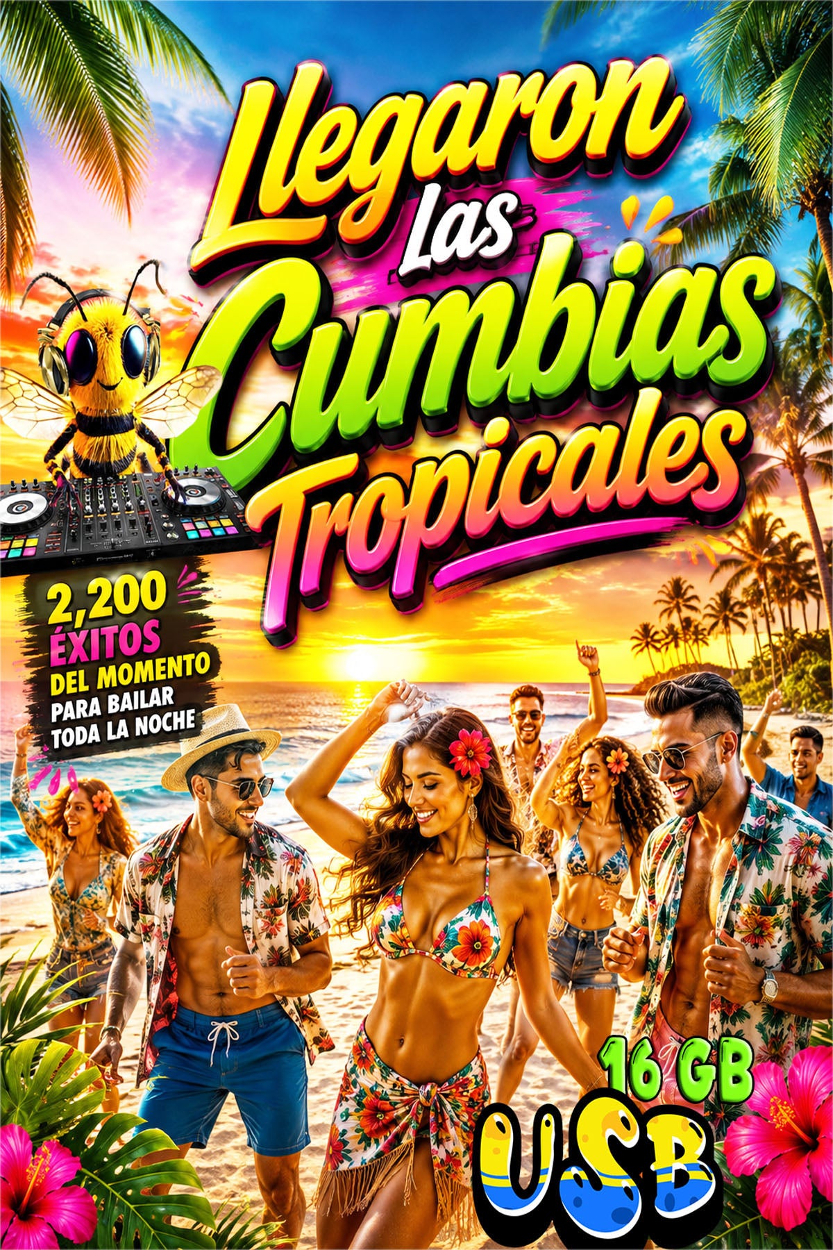CUMBIAS TROPICALES en USB