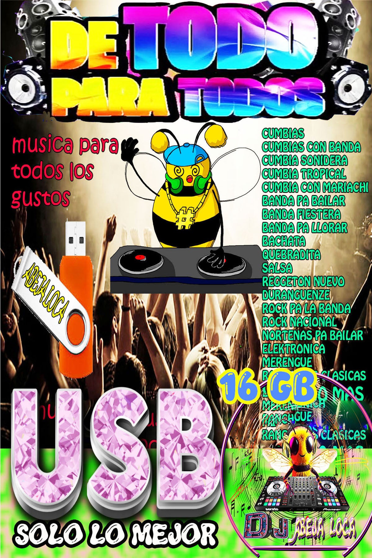 De Todo Para Todos en USB