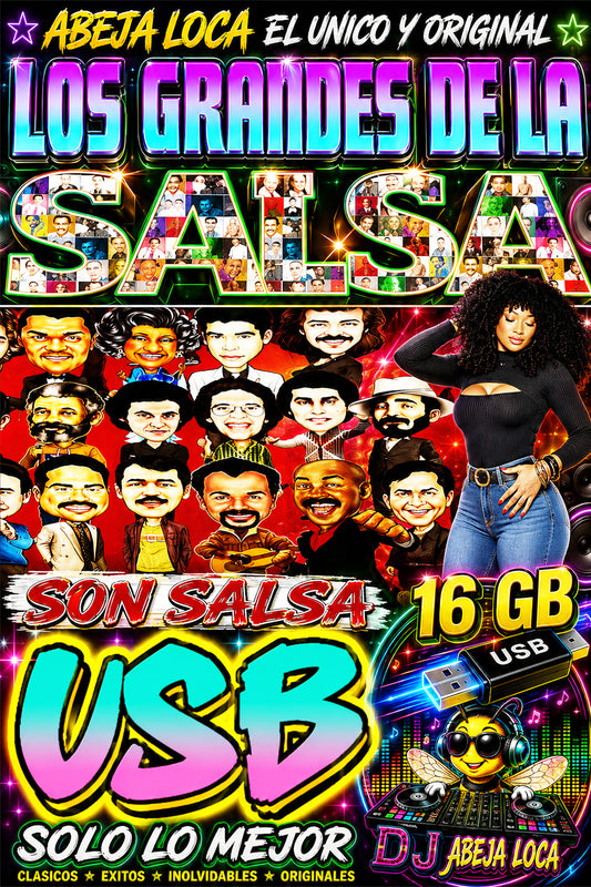 LOS GRANDES DE LA SALSA VOL 1 en USB