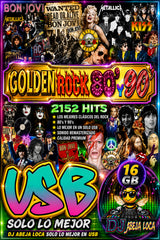 GOLDEN ROCK  Curated 80-90 Music Collection en USB