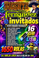 Vicente Fernandez & Invitados en USB