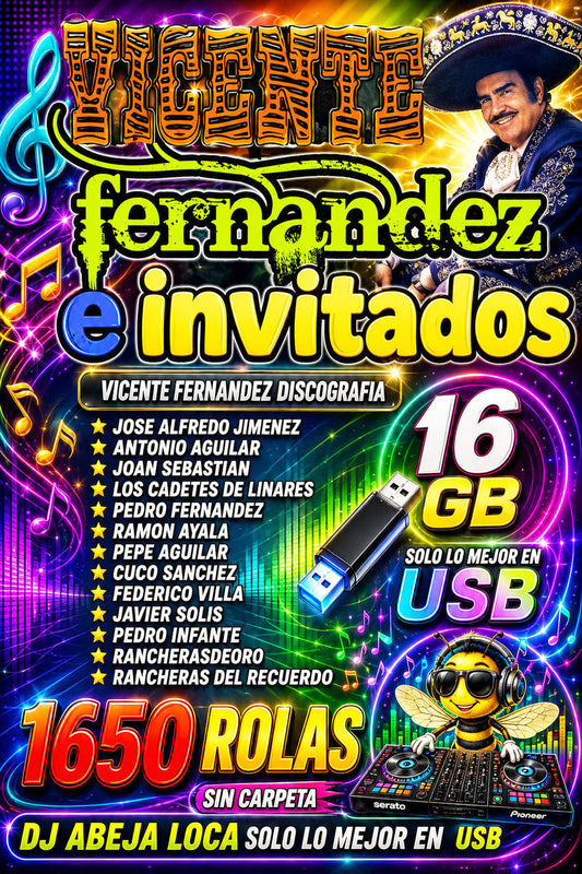 Vicente Fernández & Invitados en USB